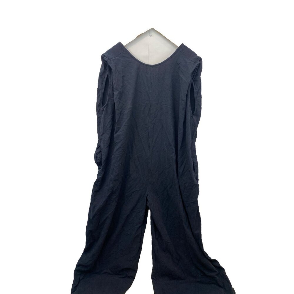 Free People Quinn Jumpsuit Oversized Wide Leg Sleeveless Black Size Small - Picture 4 of 12
